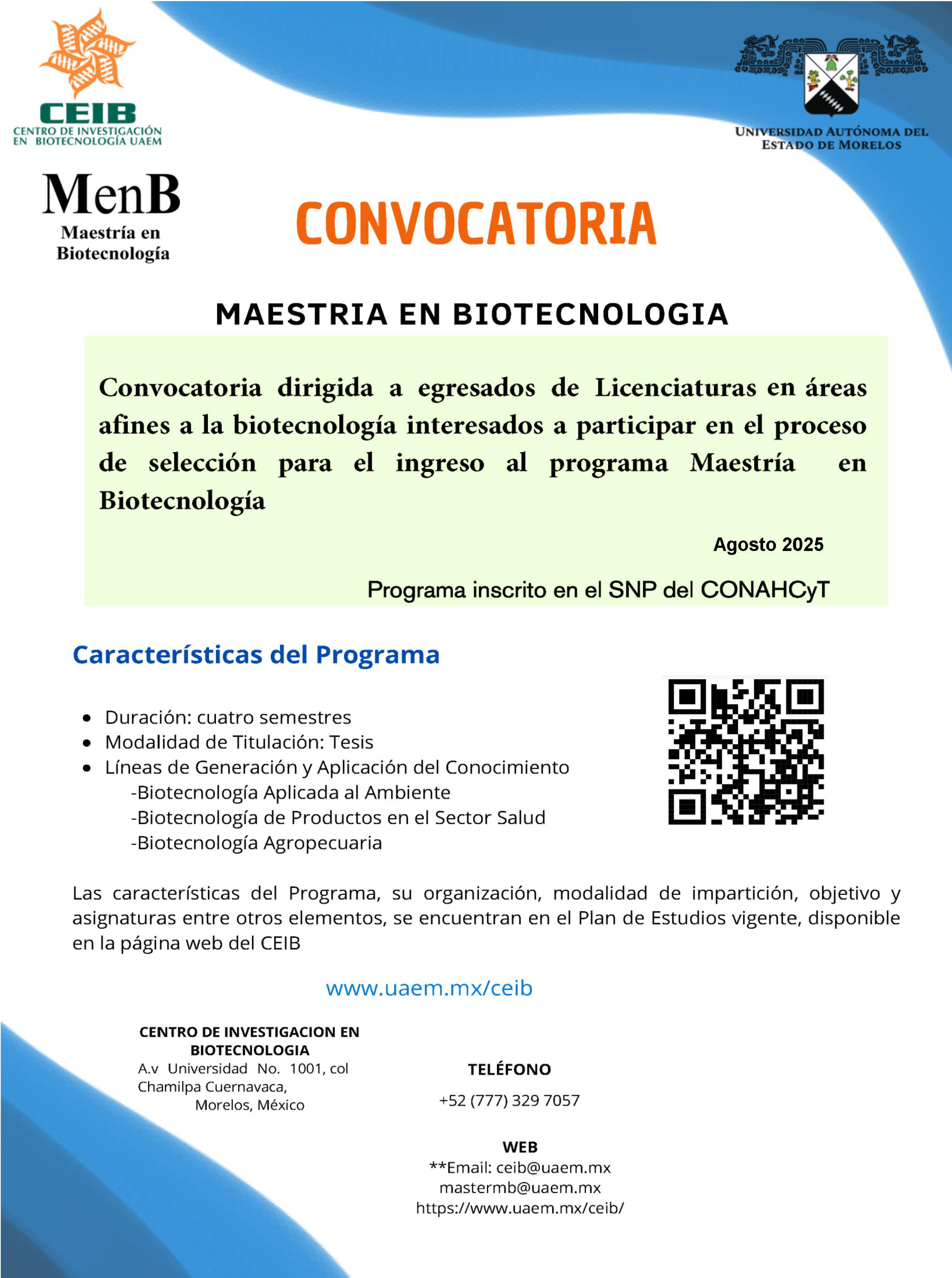 Maestría en Biotecnología